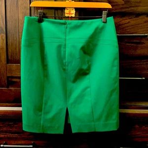 Express green pencil work skirt